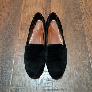 Vionic Women's Willa II Loafer Suede Black Size US 7.5/EU38
